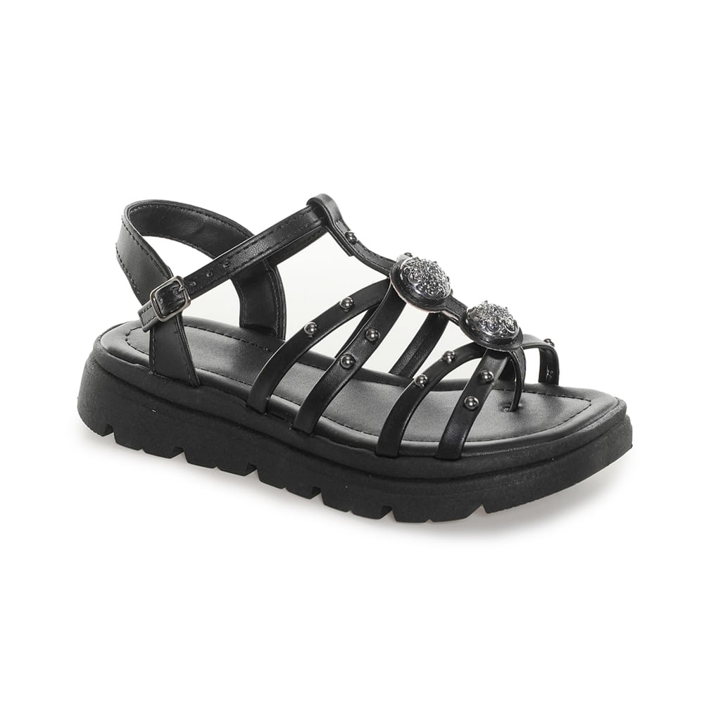 Funfeet Sandalia 025 519-037 Preto Sint -5-